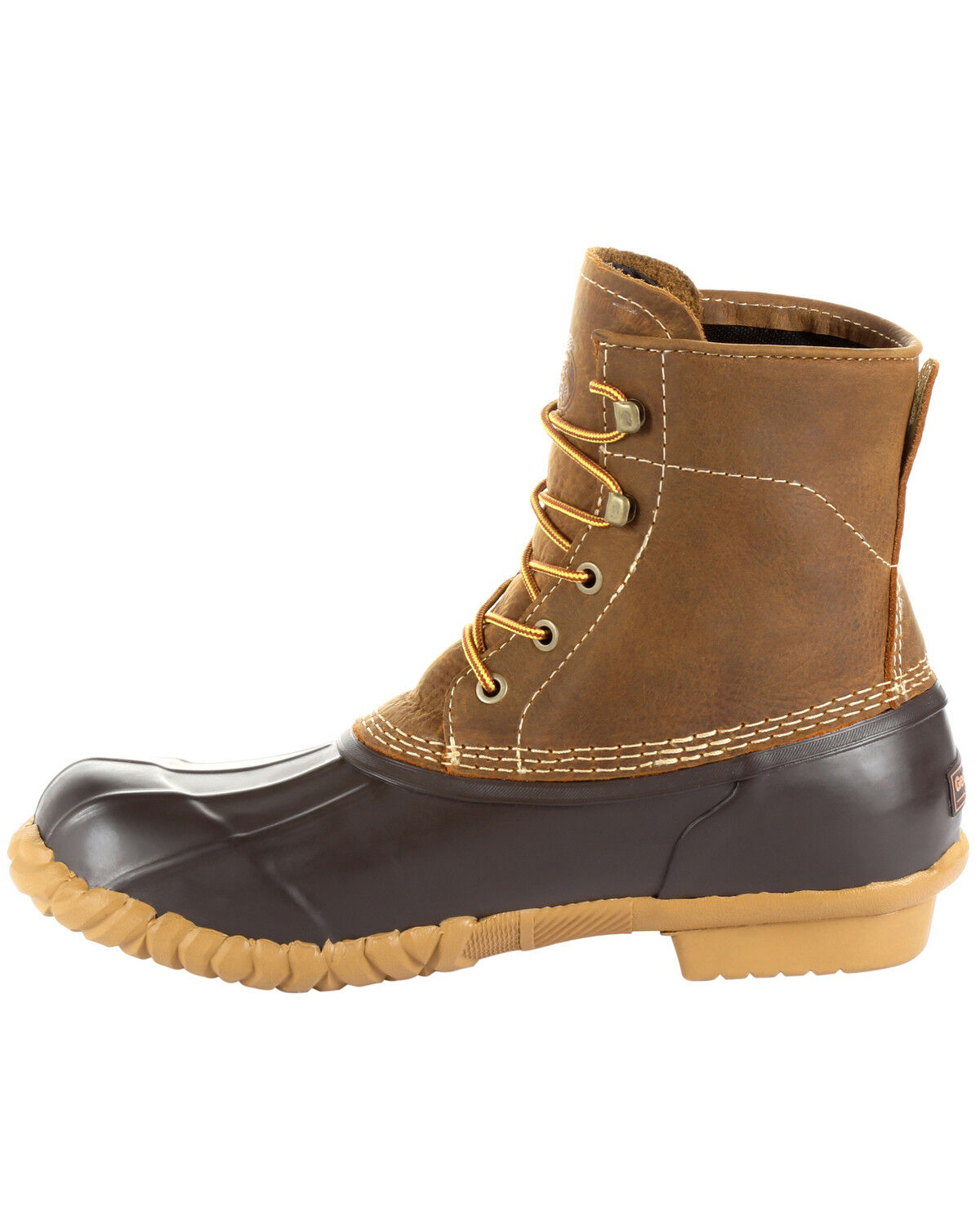 Image #3 - Georgia Boot Men's Marshland Lace-Up Duck Boots - Round Toe, Brown, hi-res