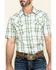 Image #4 - Cody James Men's Woodlands Large Plaid Short Sleeve Western Shirt, White, hi-res