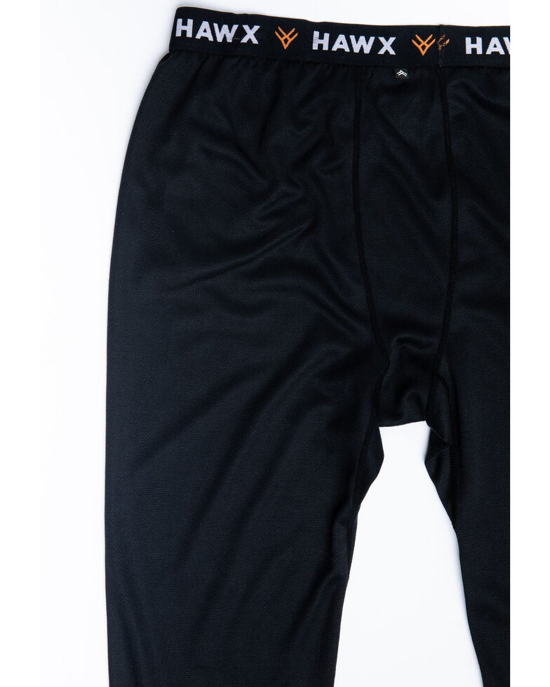 Hawx Men's Black MidWeight Base Layer Thermal Work Pants Sheplers