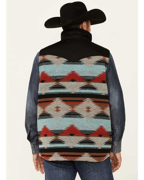 Image #4 - Cinch Men's Multi Southwestern Print Polyfil Zip-Front Quilted Vest , , hi-res