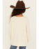 Image #4 - Wrangler Girls' Cowboy Long Sleeve Logo Tee, Cream, hi-res