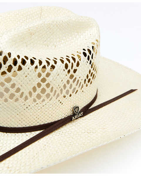 Image #2 - Ariat 7X Straw Cowboy Hat , Natural, hi-res