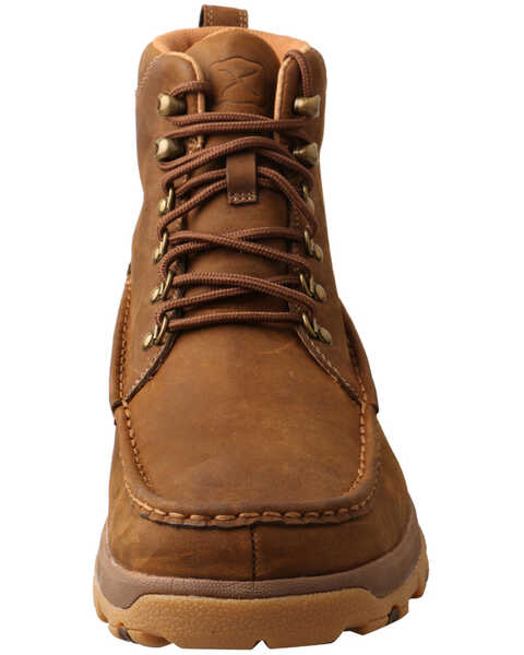 Image #5 - Twisted X Men's Driving Hiker Boots - Moc Toe, Brown, hi-res