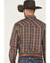 Image #4 - Resistol Men's Reid Plaid Print Long Sleeve Snap Western Shirt , Dark Grey, hi-res
