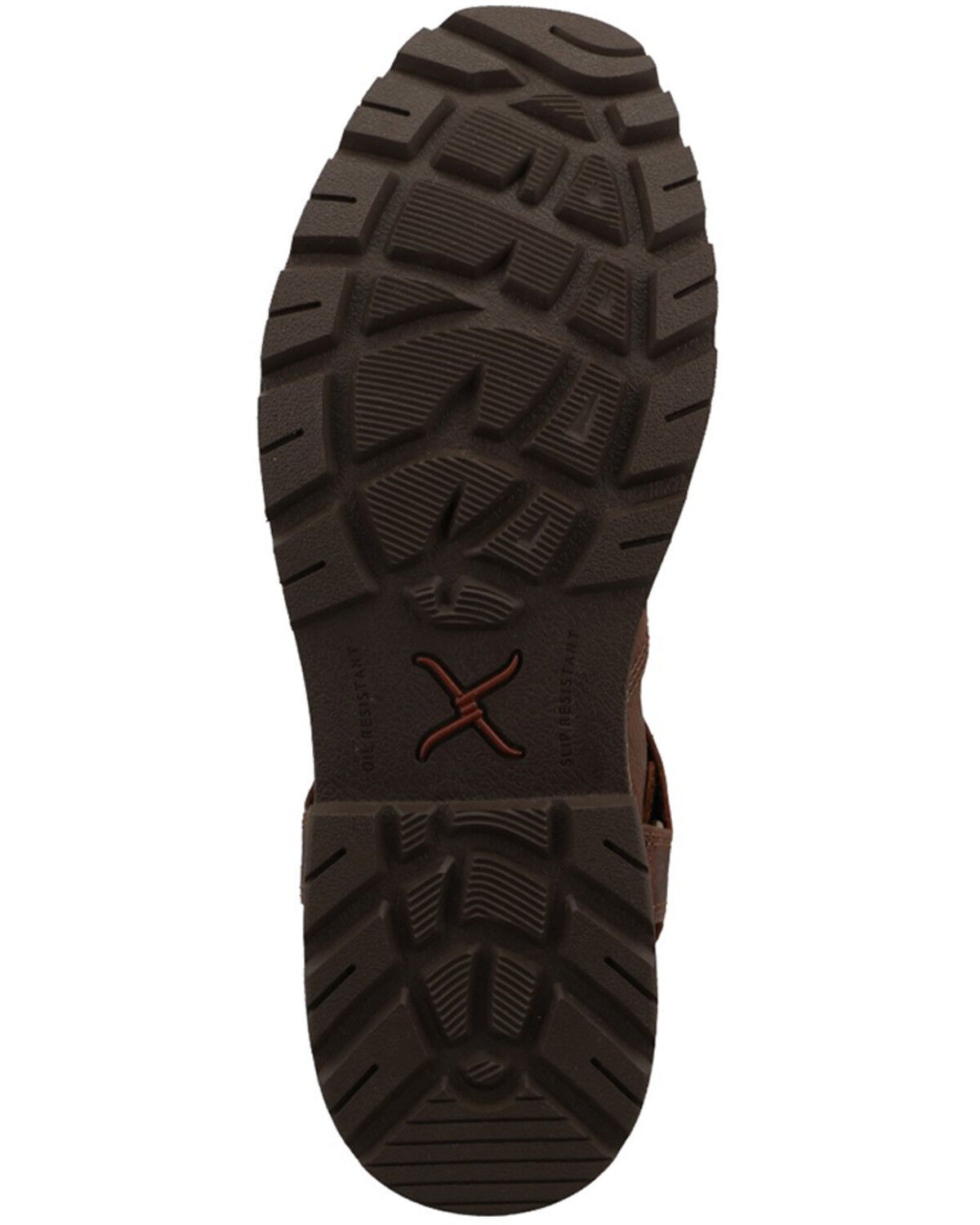 Image #7 - Twisted X Men's Tech X™ Motorcycle Boots - Broad Square Toe, Brown, hi-res