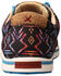 Image #5 - Twisted X Women's Southwestern Casual Shoes - Moc Toe, Blue, hi-res