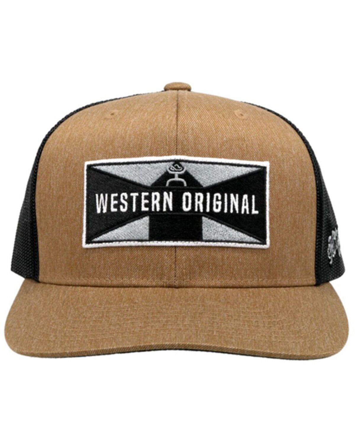 Image #3 - Hooey Men's Holley Embroidered Patch Trucker Cap, Brown, hi-res