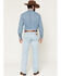Image #3 - Wrangler Men's 13MWZ Jeans Cowboy Cut Original Fit Prewashed Jeans, Bleach Indigo, hi-res