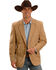 Image #1 - Circle S Men's Embroidered Micro-Suede Sportcoat , Camel, hi-res