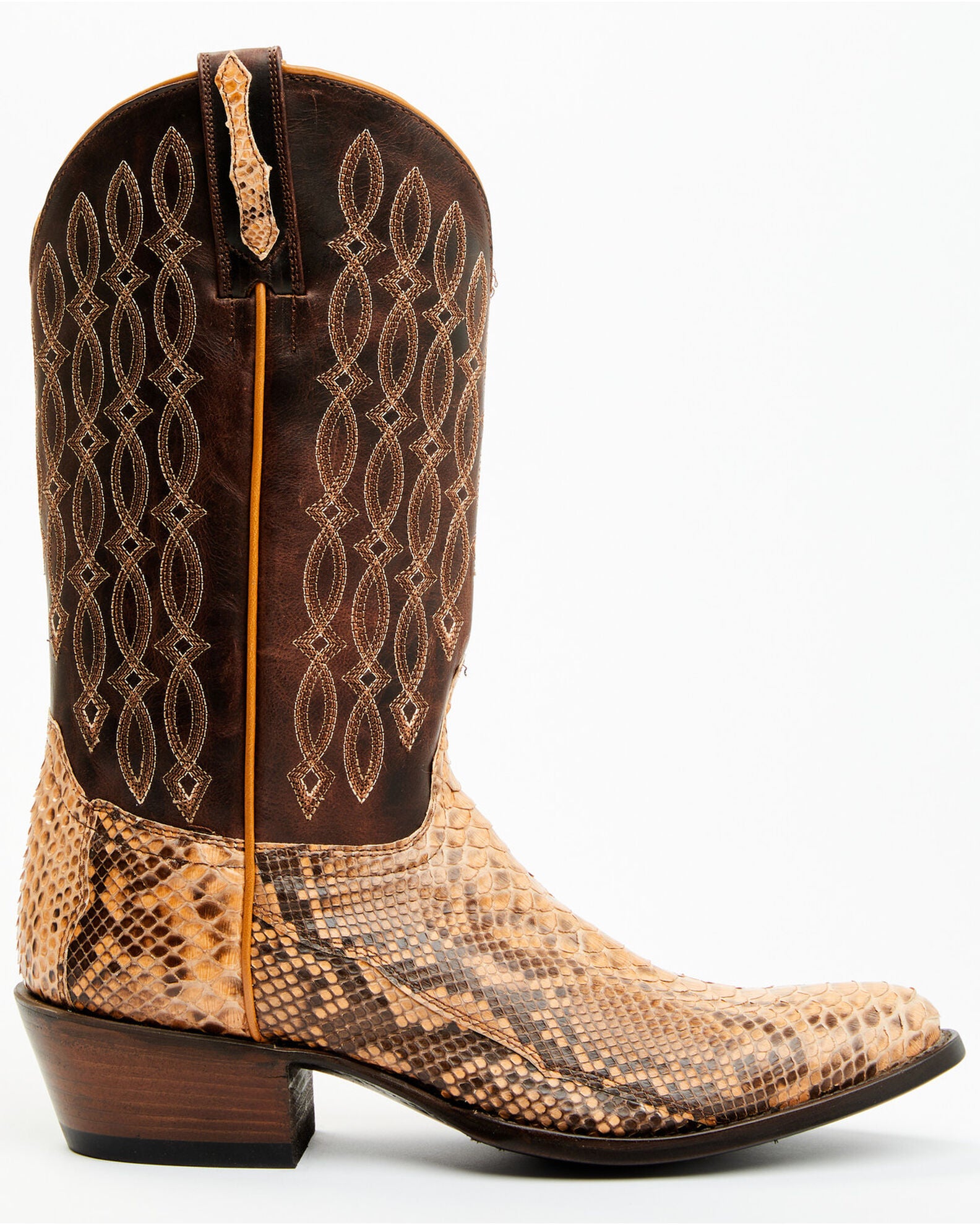 Product Name Cody James Men's Exotic Python Western Boots Round Toe