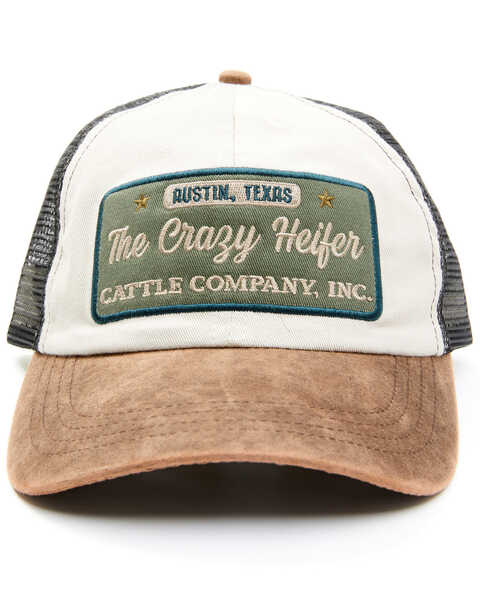 Idyllwind Women's Crazy Heifer Cattle Co. Patch Mesh-Back Ball Cap, Multi, hi-res