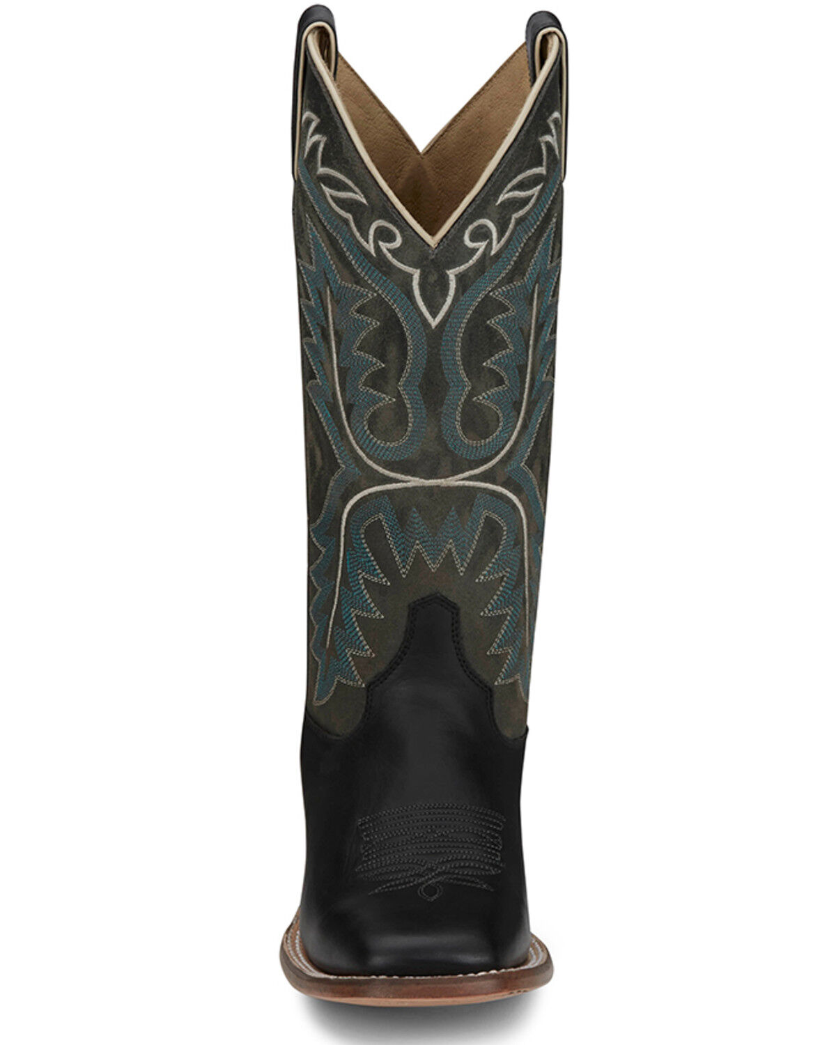 Image #4 - Justin Women's Stella Western Boots - Broad Square Toe, Black, hi-res