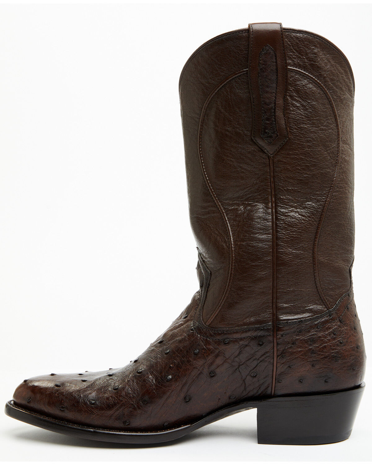 Image #3 - Cody James Black 1978® Men's Chapman Exotic Full-Quill Ostrich Western Boots - Round Toe, Brown, hi-res