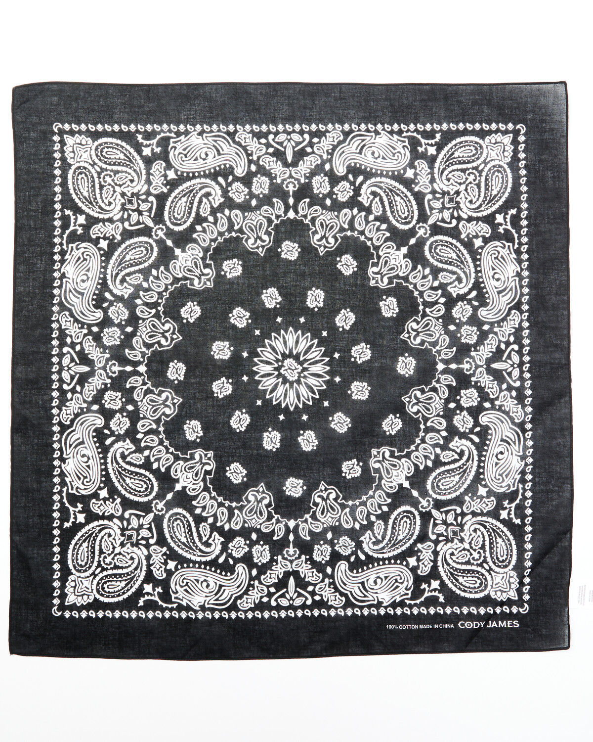 Image #2 - Cody James Men's Black Bandana, Black, hi-res