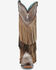 Image #3 - Corral Women's Fringe Studded Western Boots - Snip Toe, Brown, hi-res