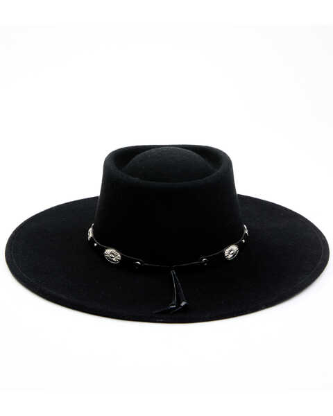 Image #3 - Idyllwind Women's Midnight Stars Felt Western Fashion Hat , Black, hi-res