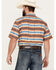 Image #4 - Ariat Men's VentTEK Outbound Print Classic Fit Short Sleeve Shirt, Tan, hi-res