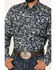 Image #3 - Stetson Men's Paisley Print Long Sleeve Snap Western Shirt, Dark Blue, hi-res