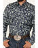 Image #3 - Stetson Men's Paisley Print Long Sleeve Button-Down Western Shirt, Dark Blue, hi-res
