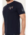 Image #3 - Buckwear Men's Bronco Surf Trip Short Sleeve Graphic T-Shirt, Navy, hi-res