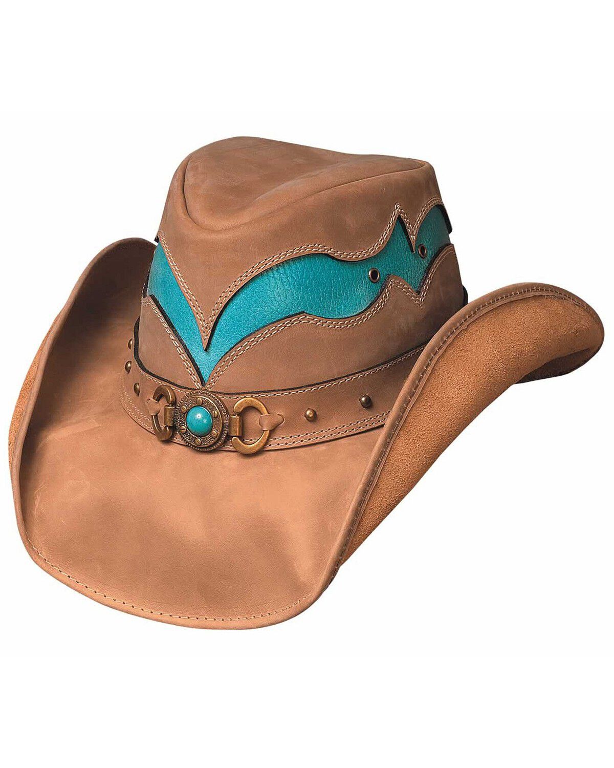 leather cowgirl hats