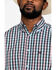 Image #4 - Wrangler 20X Men's Black Plaid Performance Long Sleeve Western Shirt , , hi-res