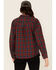 Image #4 - Lucky Brand Workwear Women's Hunter Plaid Print Long Sleeve Button-Down Flannel Shirt, Red, hi-res