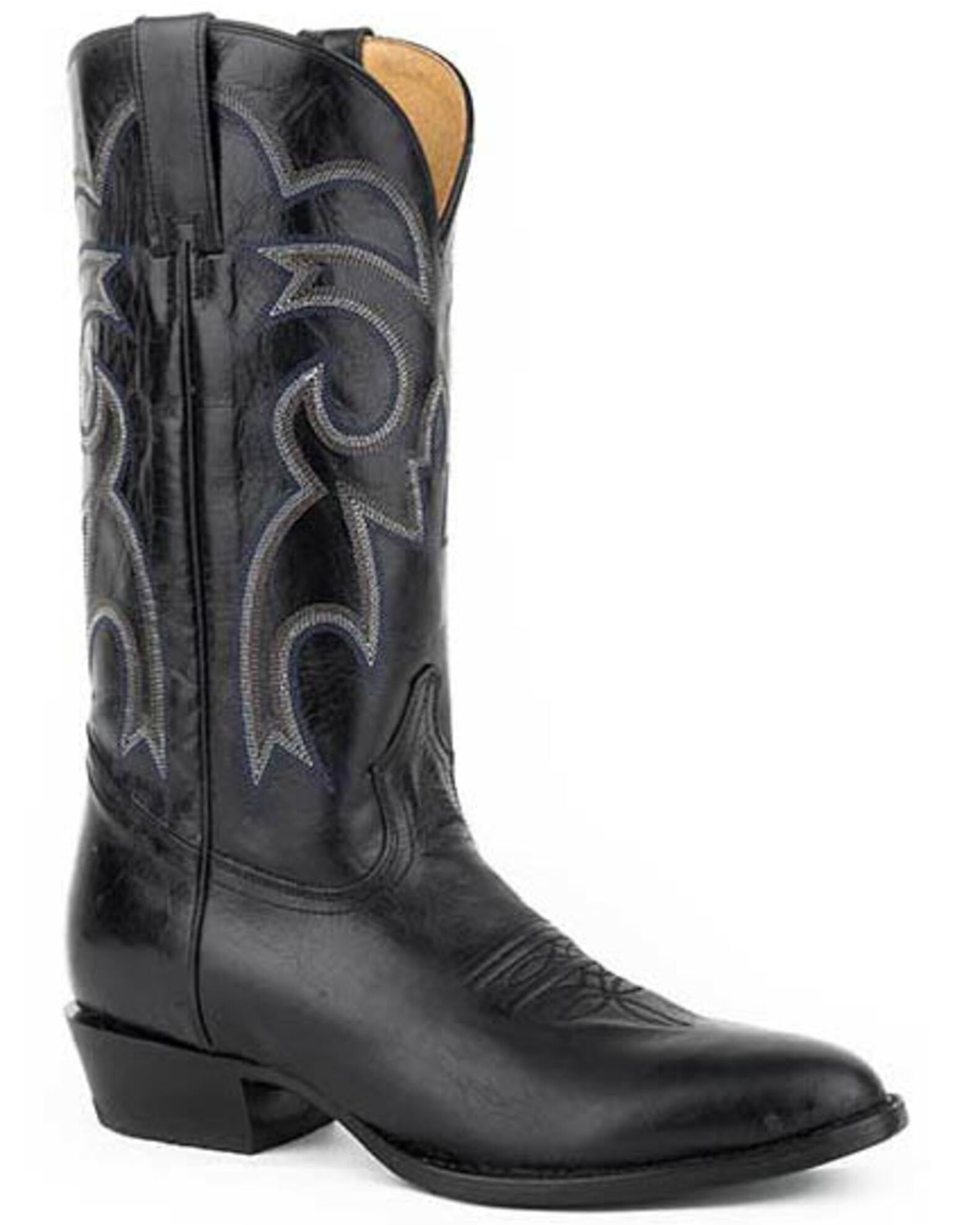 Roper Men s Parker Black Western Boots Round Toe Sheplers