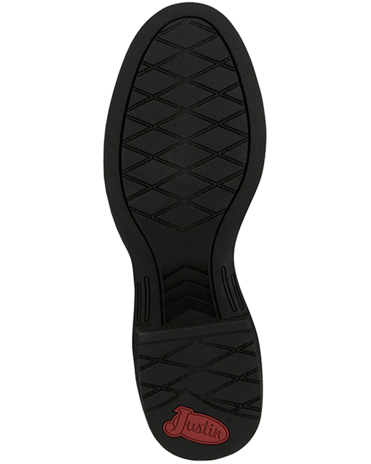 Image #7 - Justin Women's Stampede Western Boots - Round Toe, Black, hi-res