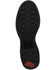 Image #7 - Justin Women's Stampede Western Boots - Round Toe, Black, hi-res
