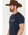 Ariat Men's Chimayo Americana Southwestern Graphic T-Shirt, Navy, hi-res