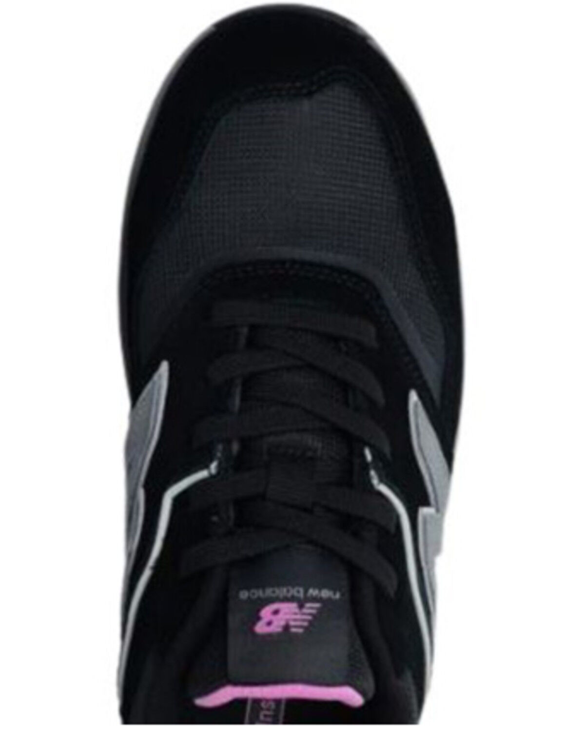 Image #4 - New Balance Women's Elite Lite Work Shoes - Composite Toe, Black/red, hi-res