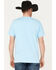 Image #4 - Cinch Men's Pioneers & Patriots Scenic Graphic Short Sleeve T-Shirt, Heather Blue, hi-res