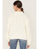 Wrangler Women's Relaxed Cable Knit Sweater, Cream, hi-res