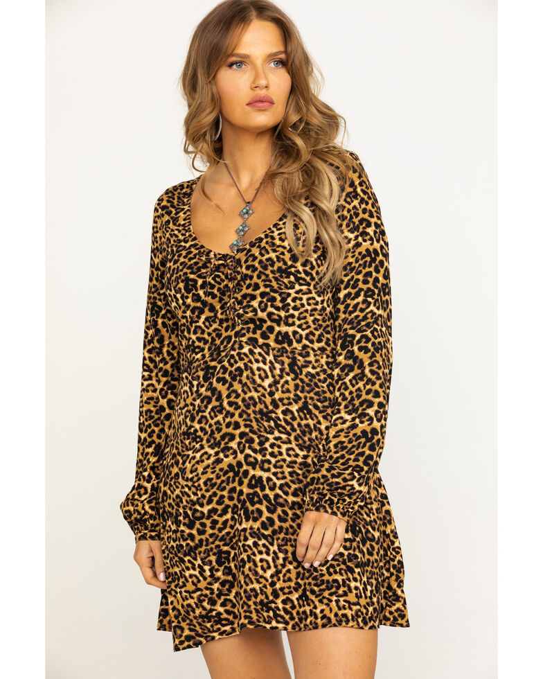 Idyllwind Women's Wild Side Dress, Leopard, hi-res
