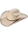 Atwood Hat Co Men's Low Crown Hereford Chocolate Bound Edge Hat , Natural, hi-res