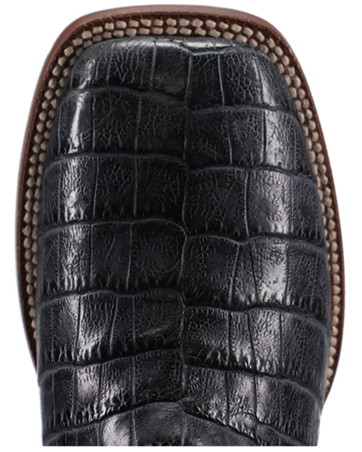 Image #6 - El Dorado Men's Exotic Blue Nile Crocodile Western Boots - Broad Square Toe, Blue, hi-res