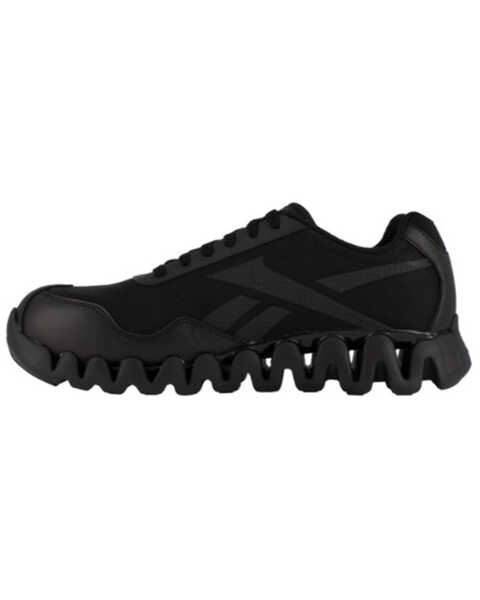 Image #3 - Reebok Men's Zig Pulse Metal Free Lace-Up Work Shoes - Composite Toe, Black, hi-res