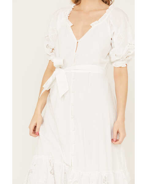 Image #2 - Cleobella Women's Marin Midi Dress, White, hi-res