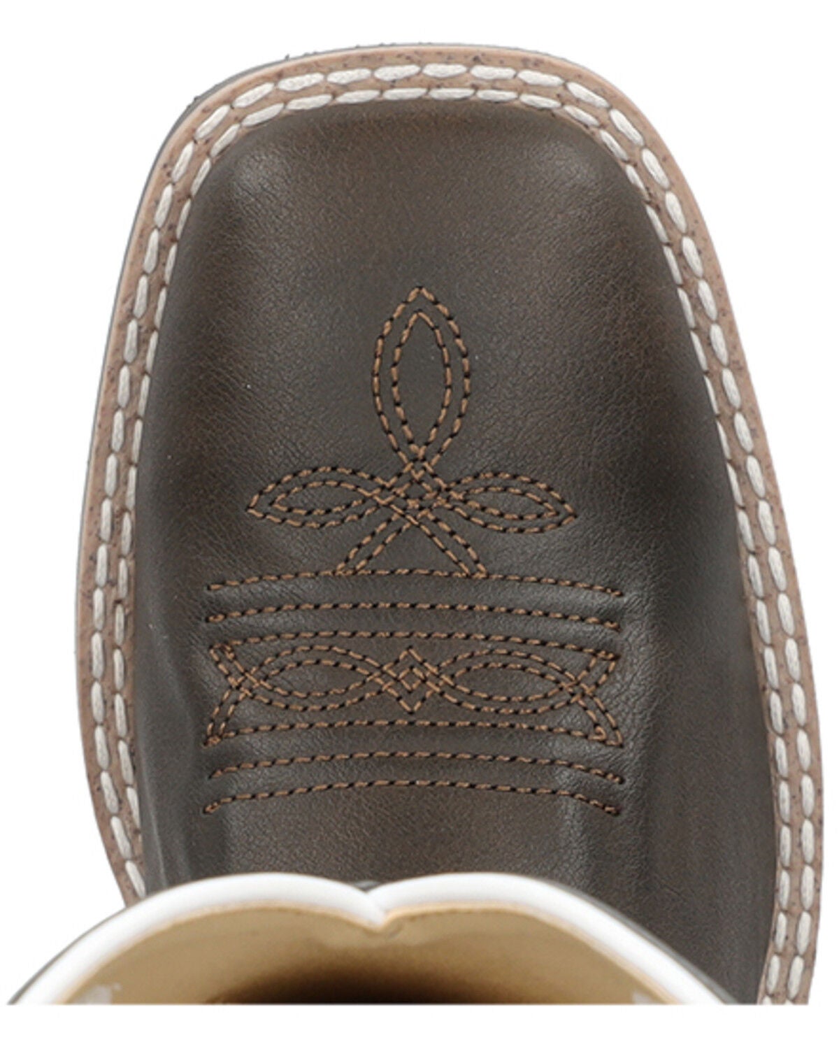 Image #6 - Smoky Mountain Little Boys' El Paso Western Boots - Broad Square Toe, Dark Brown, hi-res