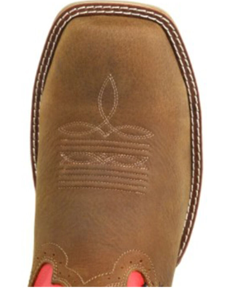 Double H Men's Henley Waterproof Western Work Boots - Composite Toe, Brown, hi-res
