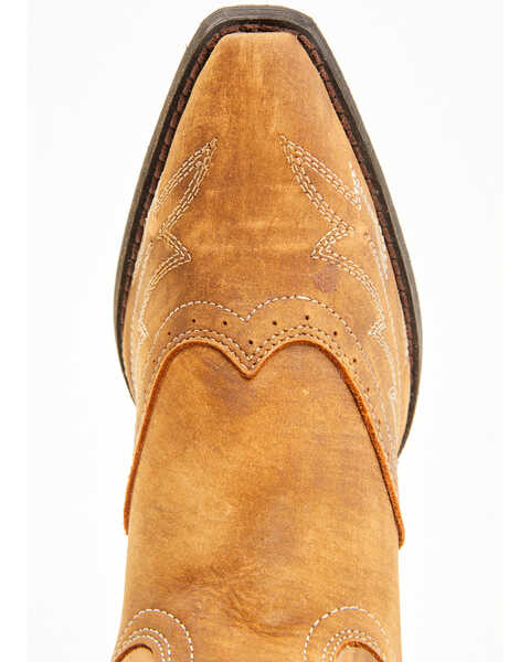 Image #6 - Laredo Women's Underlay Western Boots - Snip Toe, Brown, hi-res