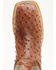Image #6 - Justin Men's Chisolm Exotic Ostrich Western Boots - Broad Square Toe, Brown, hi-res
