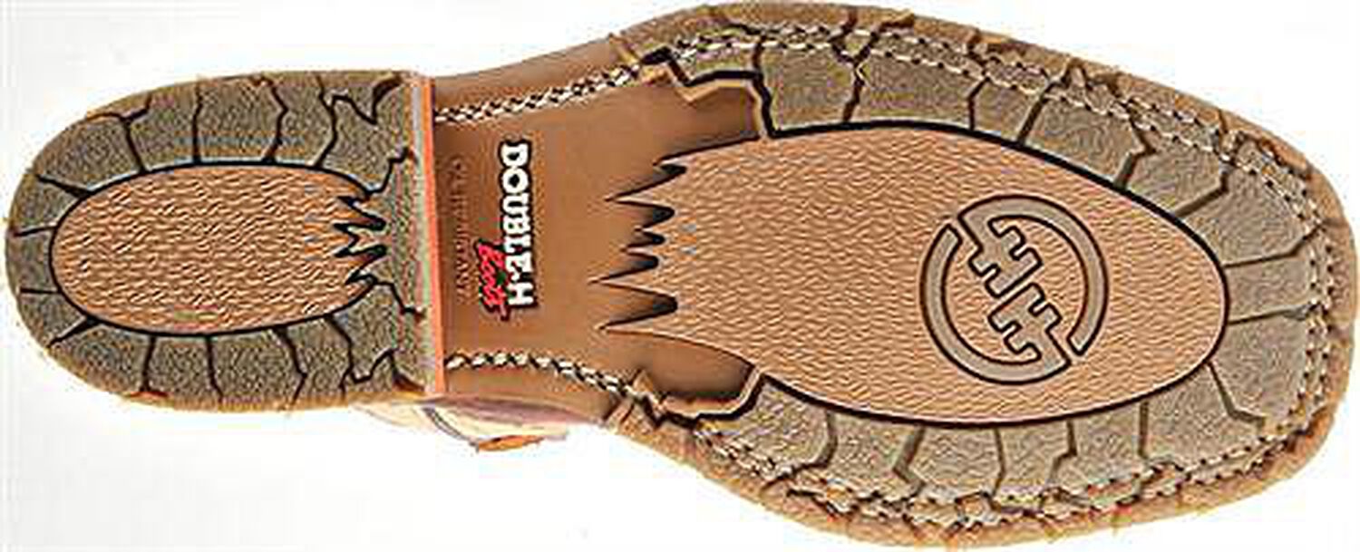 Image #3 - Double H Men's I.C.E. Saddle Vamp Western Boots - Square Toe, Bison, hi-res