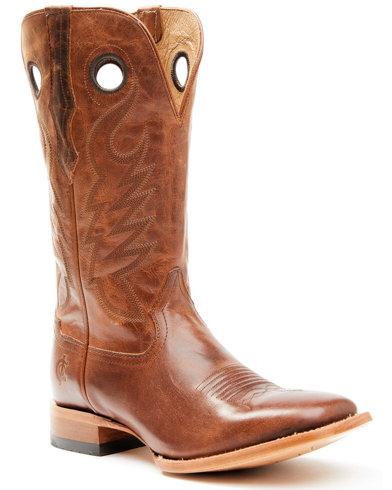 Cody James Men's Vintage Rust Union Leather Western Boot - Wide Square Toe , Tan, hi-res