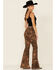 Image #4 - Ranch Dress'n Women's High Rise Floral Flare Jeans, , hi-res