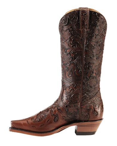 hand tooled cowgirl boots