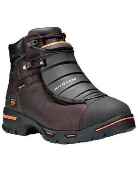 Image #1 - Timberland Men's Endurance Work Boots - Steel Toe, Brown, hi-res