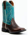 Image #1 - RANK 45® Boys' Connor Western Boots - Broad Square Toe, Blue, hi-res