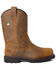 Image #2 - Royer Men's 10" Wellington Work Boots - Composite Toe, Brown, hi-res